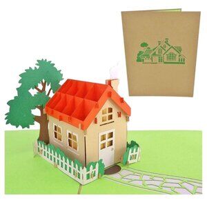 PopLife Family House 3D Pop Up Card House Warming New Home Housewarming Party